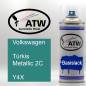 Preview: Volkswagen, Türkis Metallic 2C, Y4X: 400ml Sprühdose, von ATW Autoteile West.